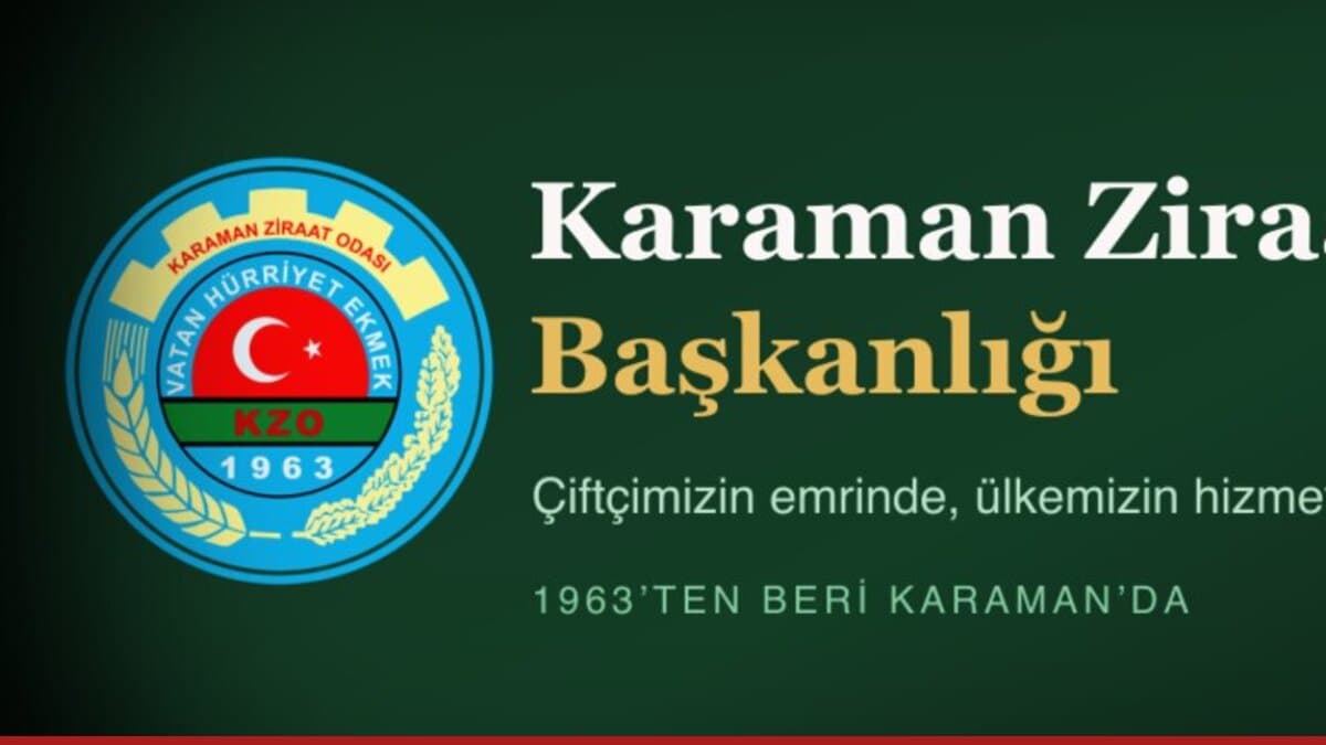 Karaman Ziraat Odası web sitesinde form ve raporlar yayımlandı
