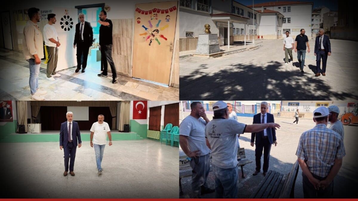 Karaman'da okullar uyum haftasına hazırlanıyor: Kılınç 6 okulu gezdi