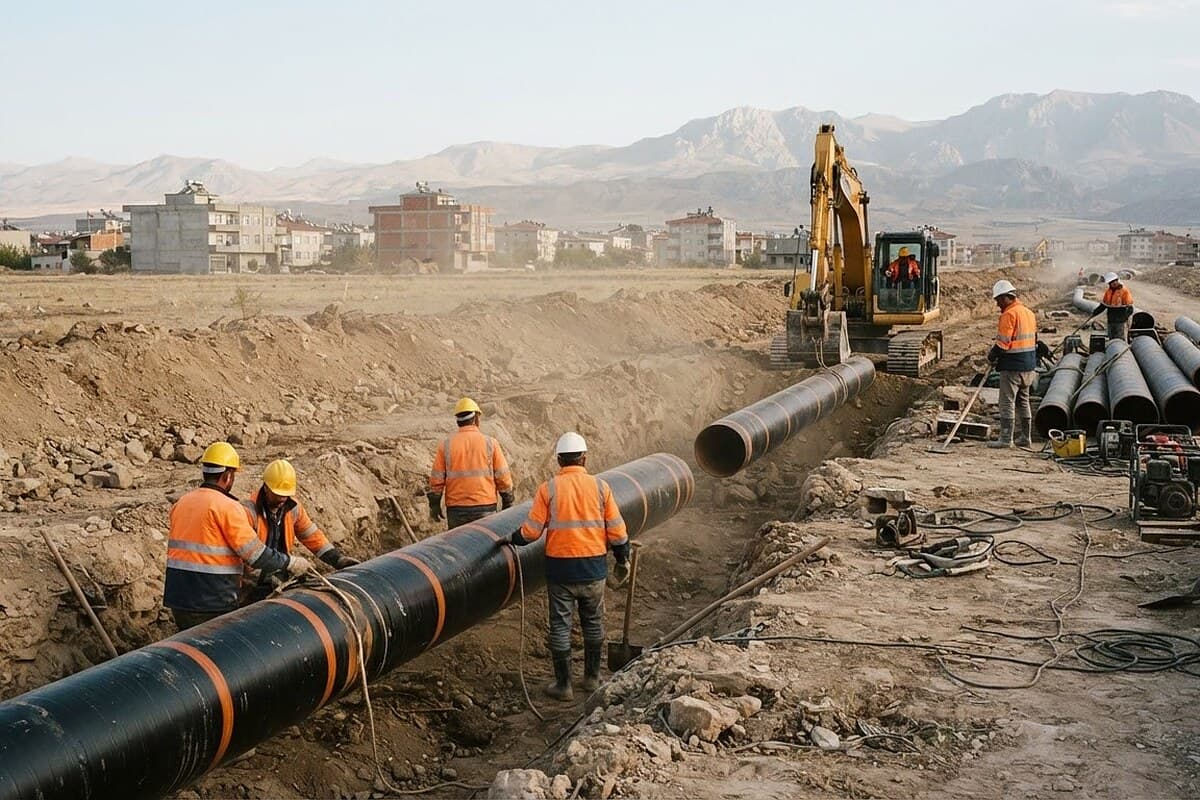Ayrancı'da doğal gaz çalışmaları yeniden başladı