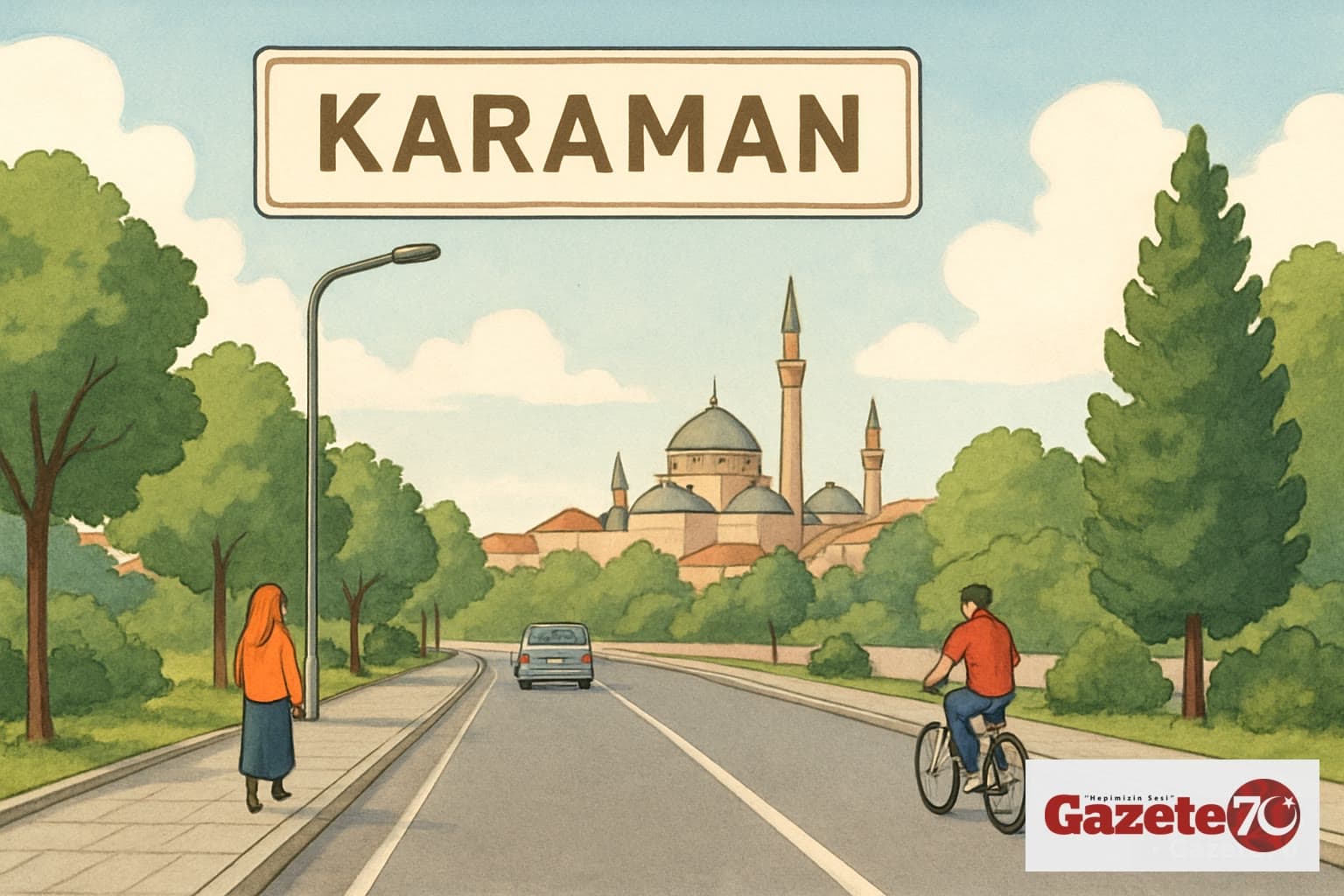 Karaman-Mersin yolunda otomobil takla attı