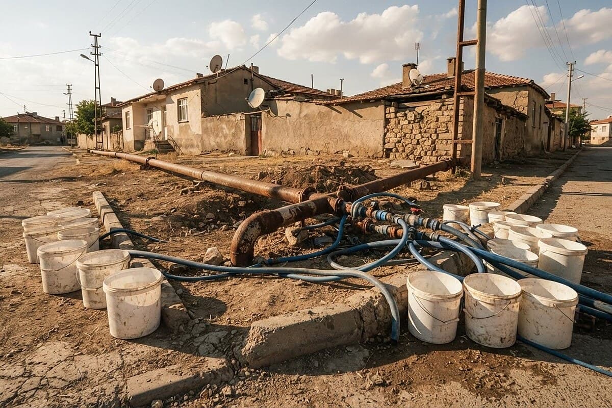 BBP Karaman'dan su kesintilerine tepki: altyapı yenilensin