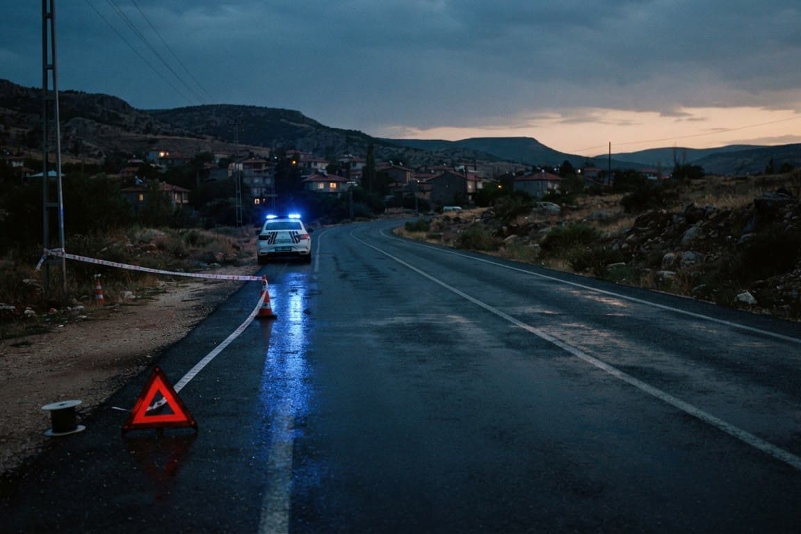 Karaman-Kılbasan yolunda kontrolden çıkan otomobil takla attı