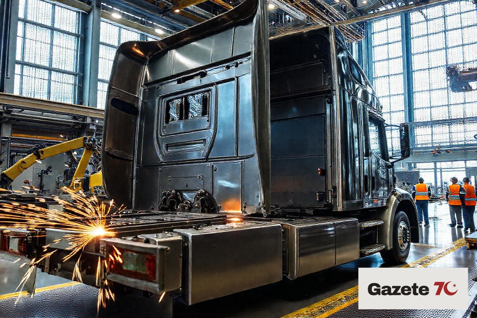 İllüstrasyon · Elektrikli kamyon üretimi talebe bağlı: Mercedes‑Benz Türkiye sinyali