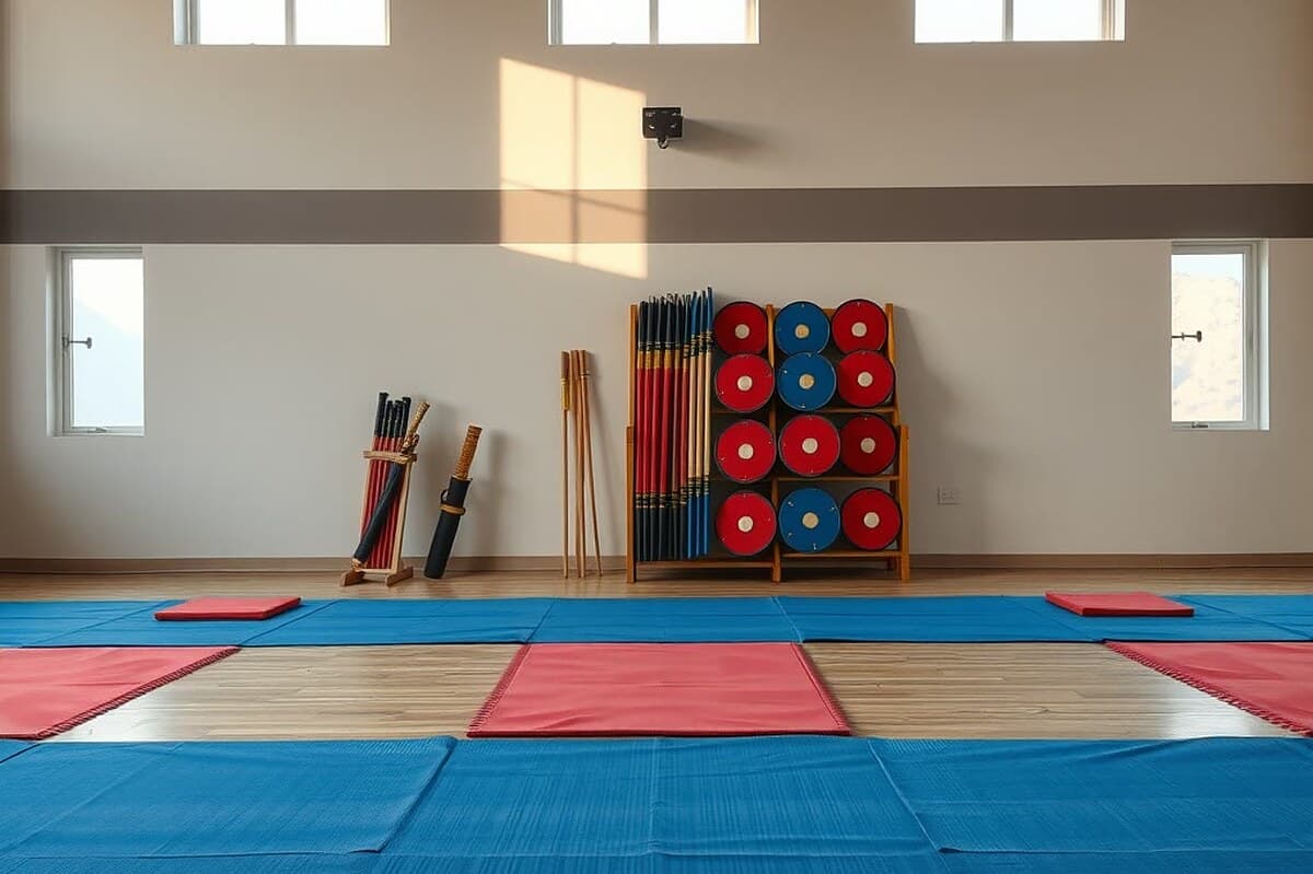 Karaman'da Wushu Kung Fu antrenmanları Spor Okulları kapsamında sürüyor