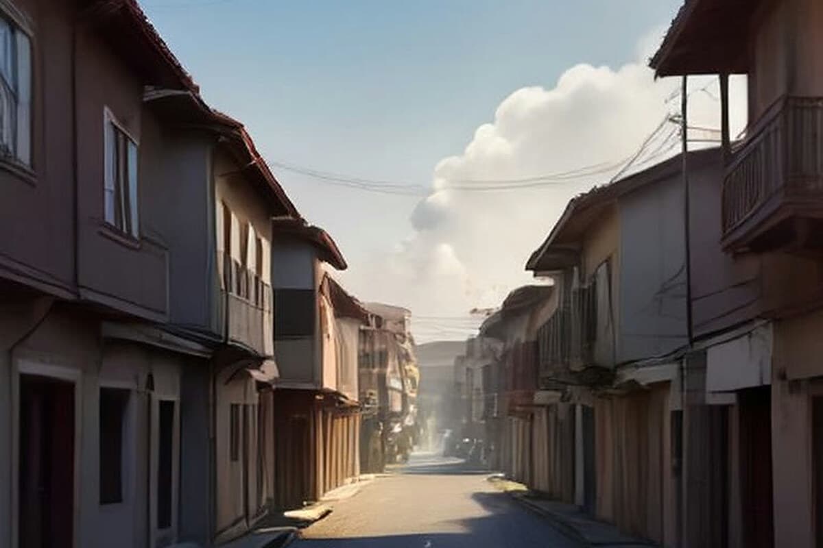 Külhan Mahallesi'nde yükselen duman paniğe yol açtı; yangın tespit edilmedi