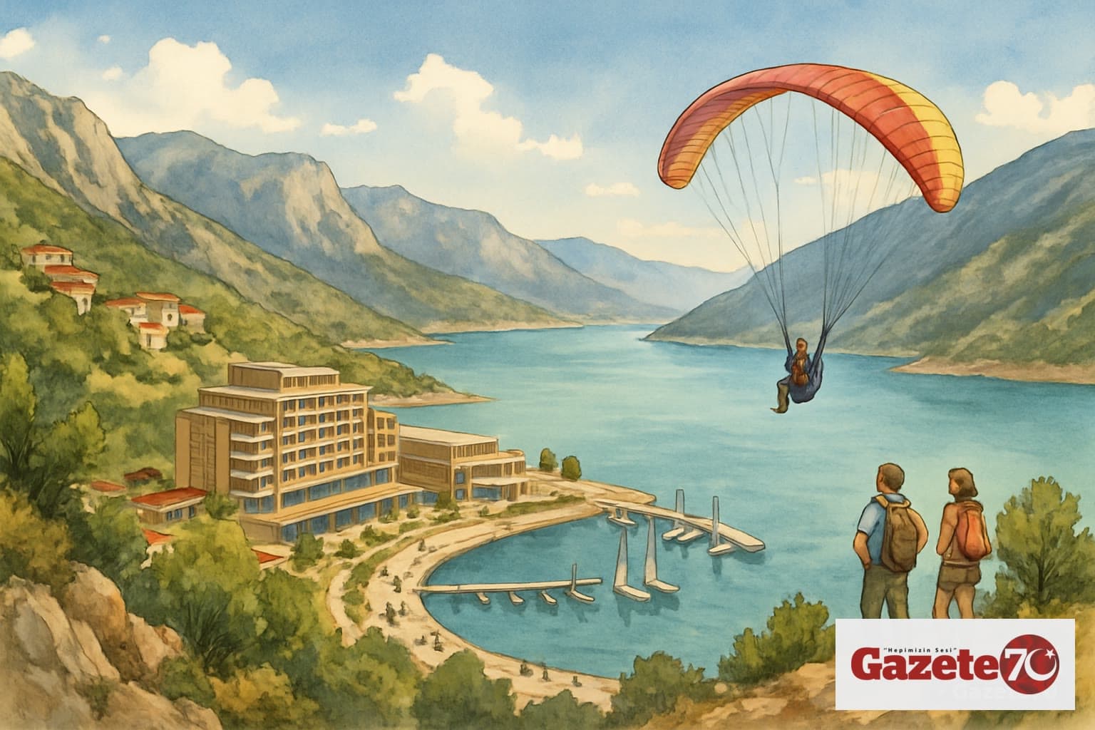 Ermenek'te Clean Lagoona Resort & Marina çalışmalarına başlandı